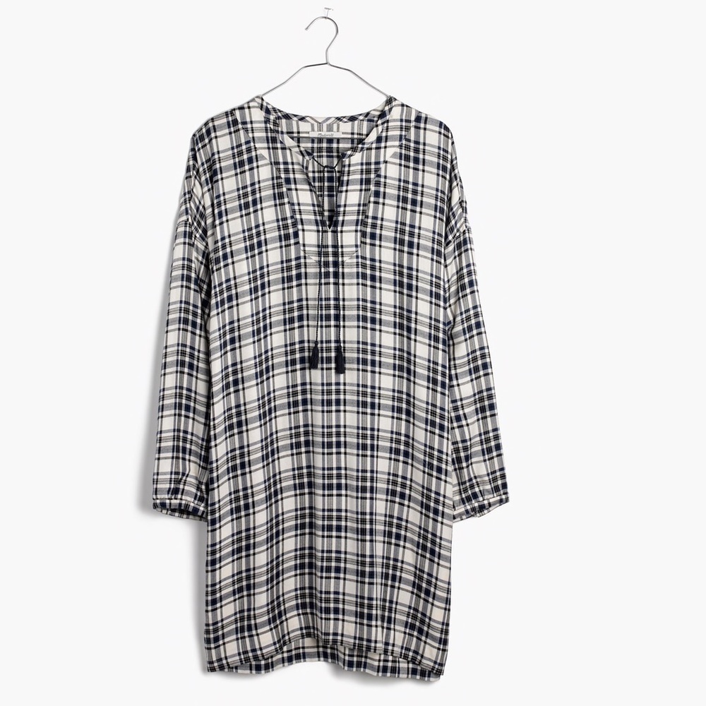 Plaid Artiste Tunic Dress | Madewell
